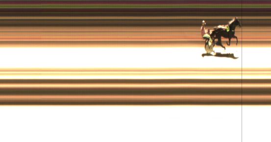 Målfoto for løp 1 på bane JA den 17.11.2017